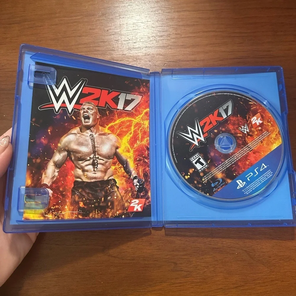 WWE 2K17 Sony PlayStation 4 Brock Lesnar PS4 World Wrestling 2016 With Manual